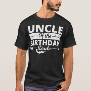 Camiseta Tío del cumpleaños, fiesta Bday, niño orgulloso.