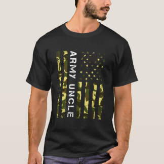 Camiseta Tío Del Ejército Camou Usa Veterano De Familia De 