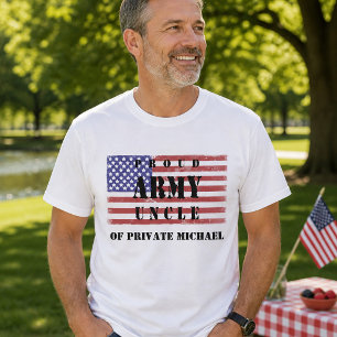 Camiseta Tío del Ejército Orgulloso Patriótica Ban