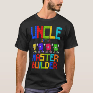 Camiseta Tío del Maestro Constructor Bloque de Chicas de cu
