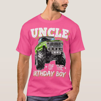 Camiseta Tío del Monstruo del Nacimiento Camión Cumpleaños 