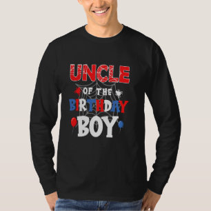 Camiseta Tío Del Niño Araña Temática De Cumpleaños