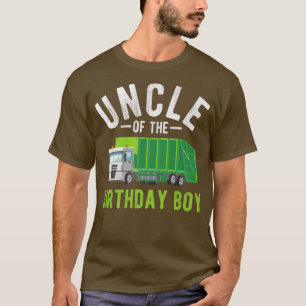 Camiseta Tío del niño cumpleañero camión de basura coincide