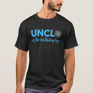 Camiseta Tío del niño cumpleañero invierno Onederland 1er c