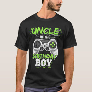 Camiseta Tío Del Niño De Cumpleaños Que Coincide Con El Nac