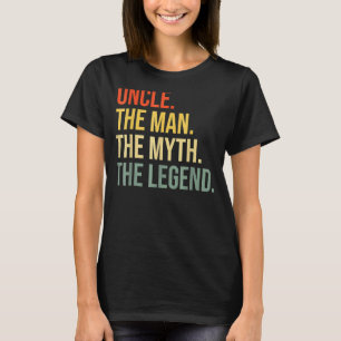 Camiseta Tío El Hombre El Mito La Leyenda