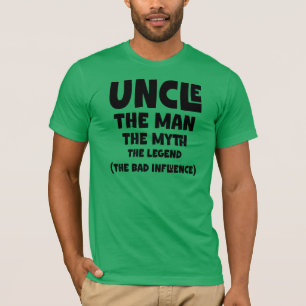 Camiseta Tío El Hombre El Mito La Leyenda