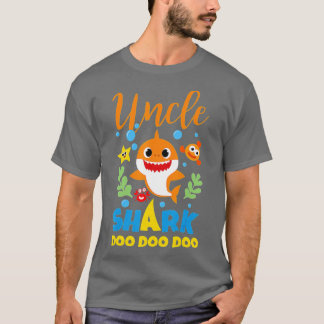 Camiseta Tío El Regalo Del Tiburón Cute Bebé La Familia Del