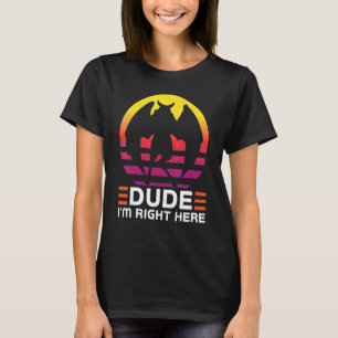Camiseta Tío estoy aquí mismo criptozoología Hombre polilla