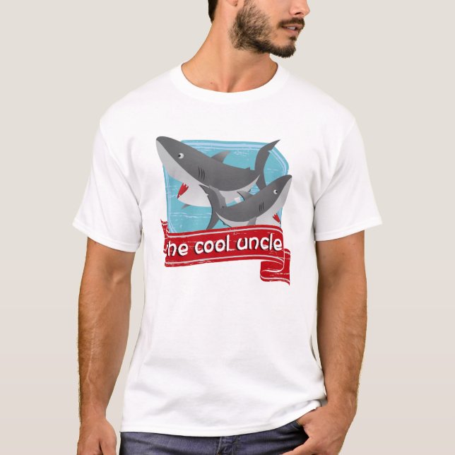 Camiseta Tío fresco Shark (Anverso)