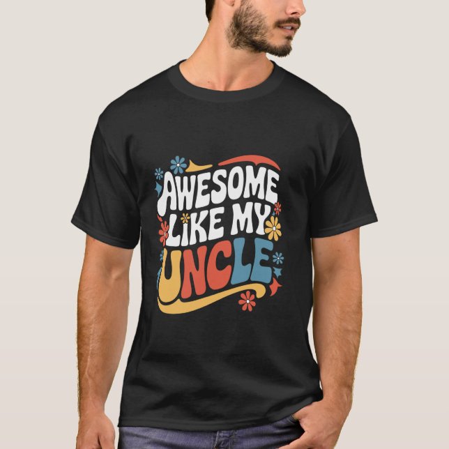 Camiseta Tío genial como mi tío (Anverso)