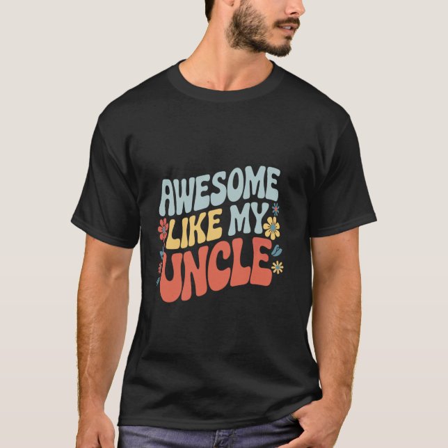 Camiseta Tío genial como mi tío (Anverso)