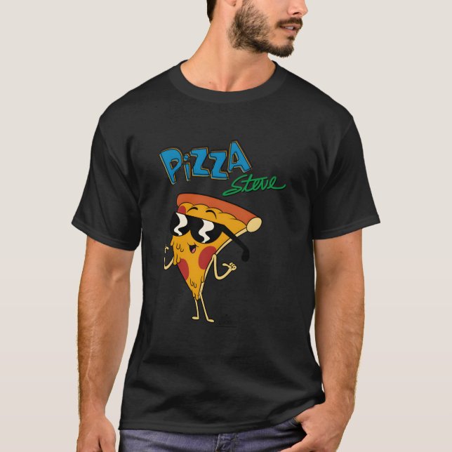 Camiseta Tío Grandpa Pizza Steve (Anverso)