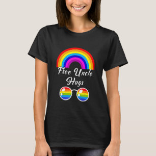 Camiseta Tío Gratuito Abrazos Lgbt Ally Gafas de sol Arcoir
