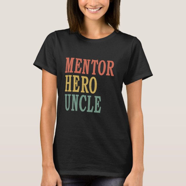 Camiseta Tío héroe mentor (Anverso)