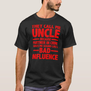 Camiseta Tío Hombres Tío Pareja De Crimen 1