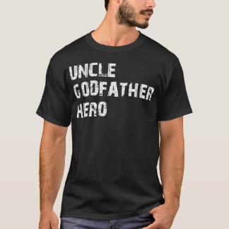 Camiseta Tío impresionante fresco del héroe del padrino del