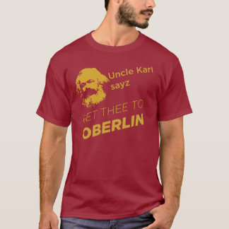 Camiseta Tío Karl: rojo/oscuridad