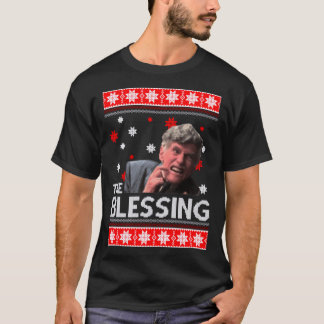 Camiseta Tío Lewishe Bendiciendo la Vacación de Navidad niñ
