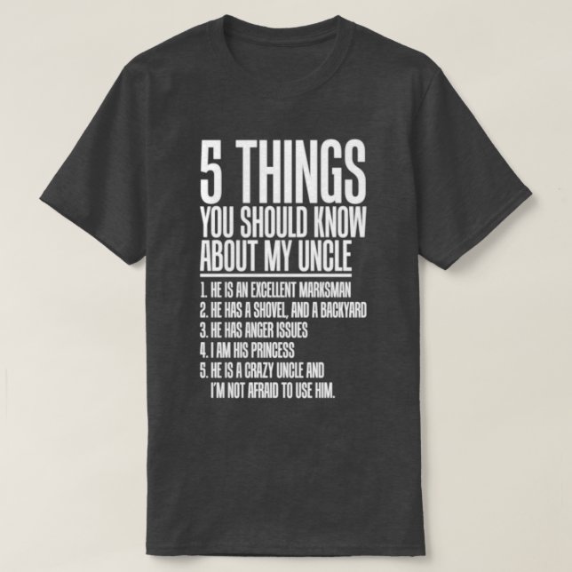 Camiseta Tío loco (Diseño del anverso)