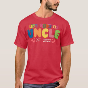Camiseta Tío masculino Invitación de embarazo bebé Rev