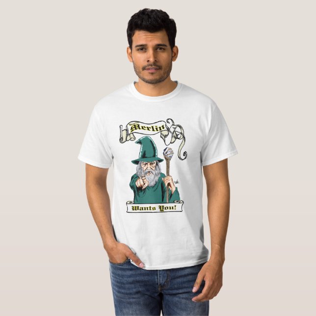 Camiseta Tío MERLIN (Anverso completo)