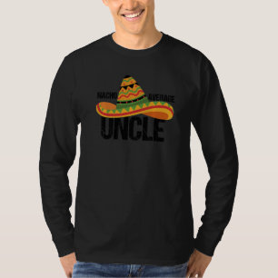 Camiseta Tío Mexicano De Sombrero Divertido Nacho Promedio 