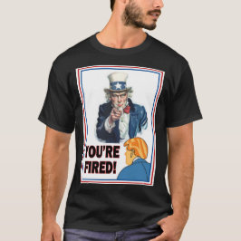 Camiseta Tío Mismo "¡Te despiden!" Blanco de Trump
