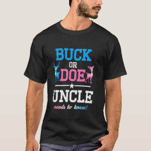 Camiseta ¡Tío necesita saber si es Ciervo o Cierva! Diverti