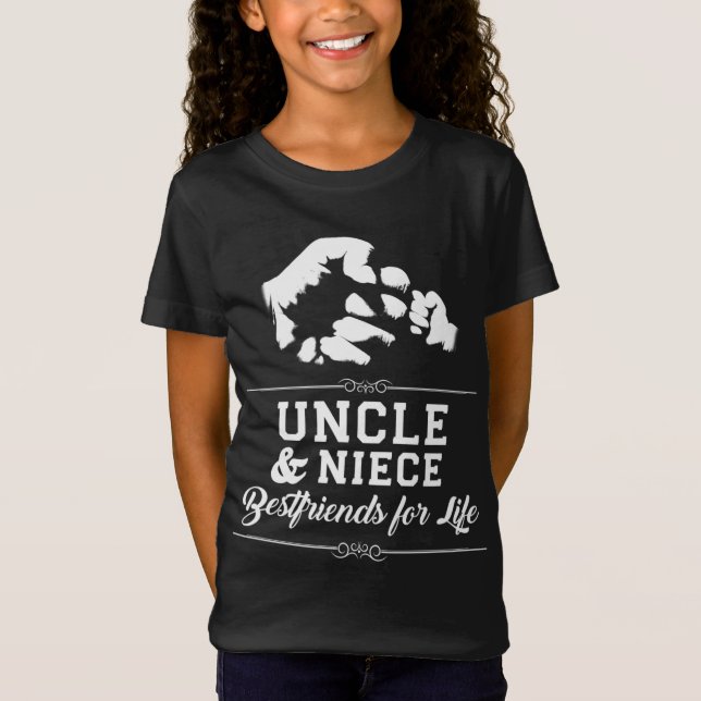 Camiseta Tío Niece Amigos Fist Bump Avuncular Family Coo (Anverso)