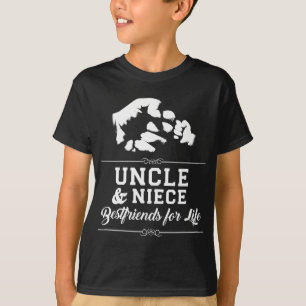 Camiseta Tío Niece Amigos Fist Bump Avuncular Family Coo