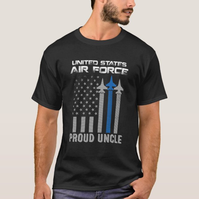 Camiseta Tío Orgulloso de la Fuerza Aérea de Estados Unidos (Anverso)