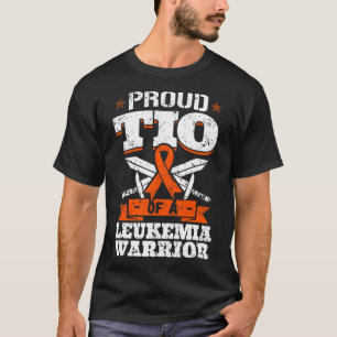 Camiseta Tio Orgulloso De Un Tío Guerrero De Leucemia Conci