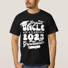 Camiseta TÍO orgulloso de una clase de 2023 Graduate Retro