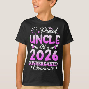 Camiseta Tío orgulloso de una clase de graduado floral 2026
