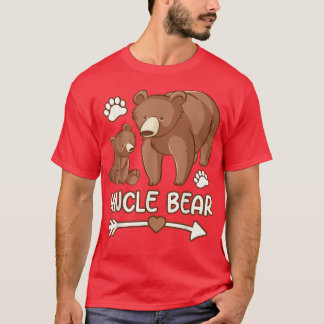 Camiseta tío oso para hombres, tío oso de cachorros camiset