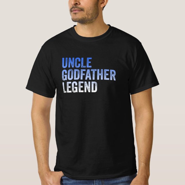 Camiseta Tío Padrino Leyenda Gracioso Regalo Para Un Favori (Anverso)