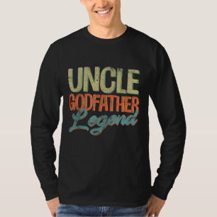 Camiseta Tío padrino Leyenda gracioso tío regalos del padre