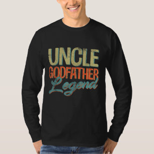 Camiseta Tío padrino Leyenda gracioso tío regalos del padre