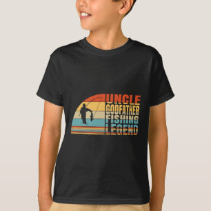 Camiseta Tío Padrino y Leyenda de la Pesca
