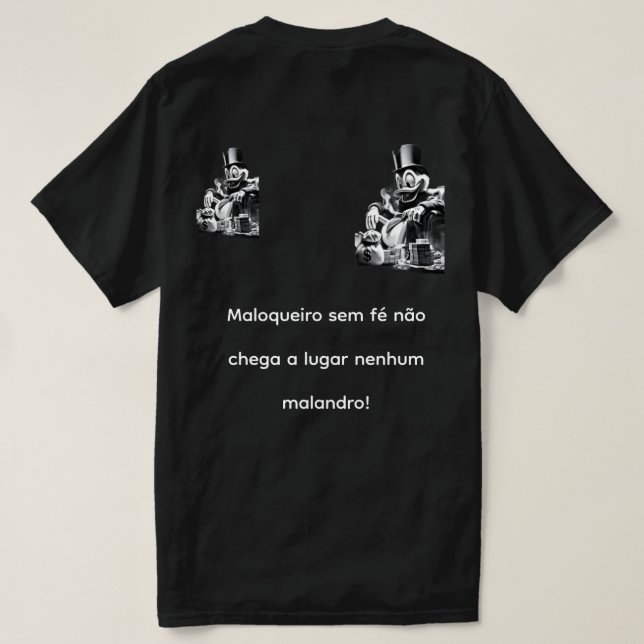 camiseta tio patinhas (Reverso del diseño)