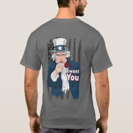 Camiseta Tío patriótico vintage Sam America