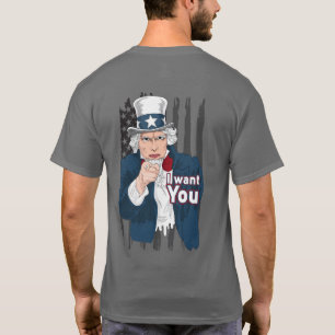 Camiseta Tío patriótico vintage Sam America
