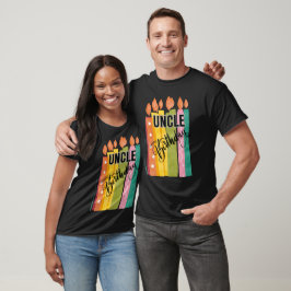 Camiseta Tío Personalizado personalizado de velas de cumple