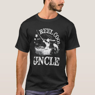 Camiseta Tío Pescador Genial Hombre Reel Papá Pescando