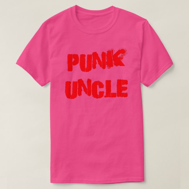 Camiseta tío punk (Diseño del anverso)