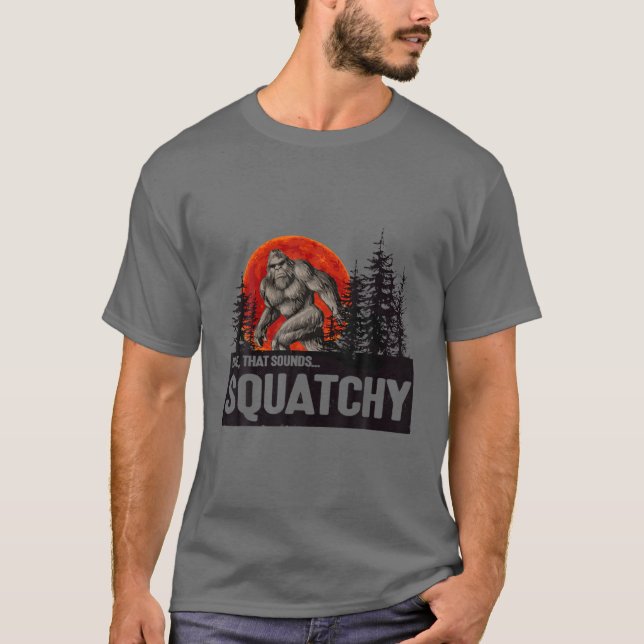 Camiseta Tío Que Suena Squatchy - Squatchy De Pie Grande (Anverso)