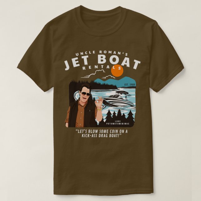 Camiseta Tío Romans Alquiler De Barcos De Jet Est 1988 1 (Diseño del anverso)