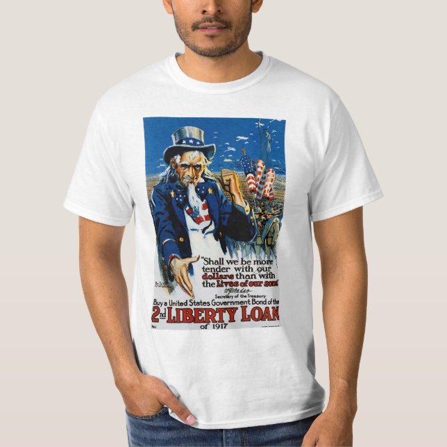 Camiseta Tío Sam 2º préstamo de libertad (Anverso)