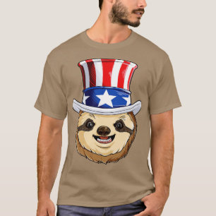 Camiseta Tío Sam 4 de julio de eslogan para hombres mujeres